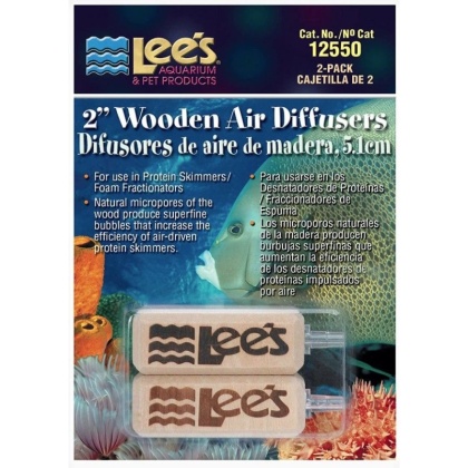 Lees Wood Airstone Air Diffuser - 2" Long (2 Pack)