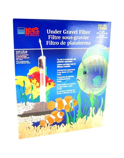 Lees Original Undergravel Filter - 48" Long x 15" Wide or 60" Long x 12" Wide (60-90 Gallons)