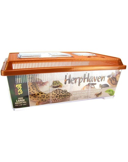 Lees HerpHaven Breeder Box - Plastic - Large - 17.75"L x 12"W x 7"H