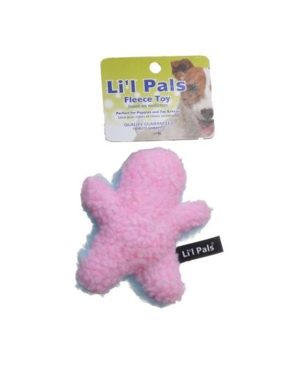 Li'l Pals Plush Man Dog Toy - Plush Man Shaped Dog Toy