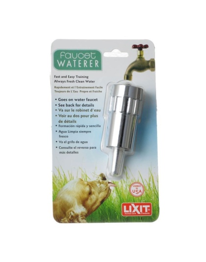 Lixit Faucet Dog Waterer - Faucet Dog Waterer