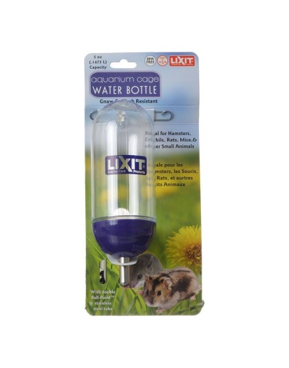 Lixit Aquarium Cage Water Bottle Clear - 5 oz