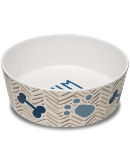 Loving Pets Dolce Moderno Bowl Yum Chevron Design - Small - 1 count