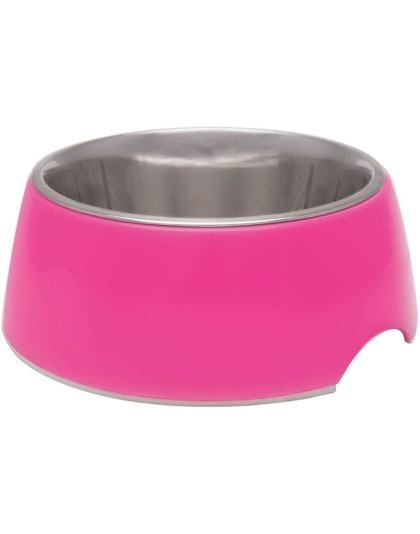 Loving Pets Hot Pink Retro Bowl  - 1 count - Small