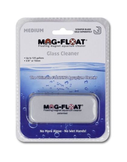 Mag Float Floating Magnetic Aquarium Cleaner - Glass - Medium (125 Gallons)