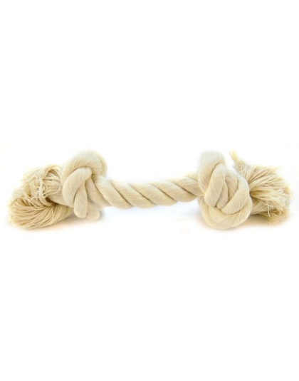 Flossy Chews Rope Bone - White - Mini (6" Long)