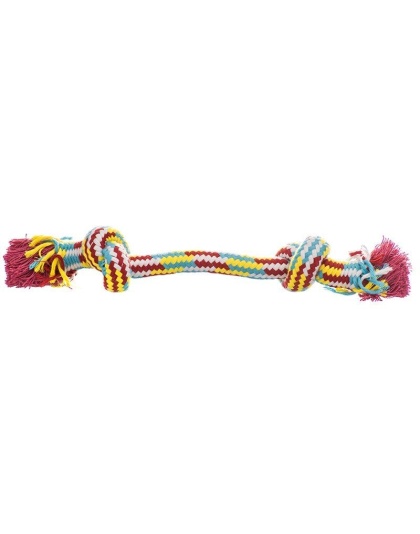 Flossy Chews Braidys 2 Knot Rope Bone - Small - 9" Long