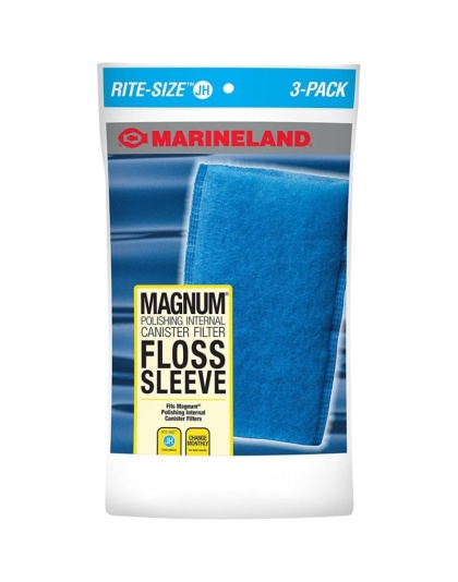 Marineland Magnum Internal Polishing Filter Floss Sleeve - Rite-Size JH Floss Sleeve - 3 Pack