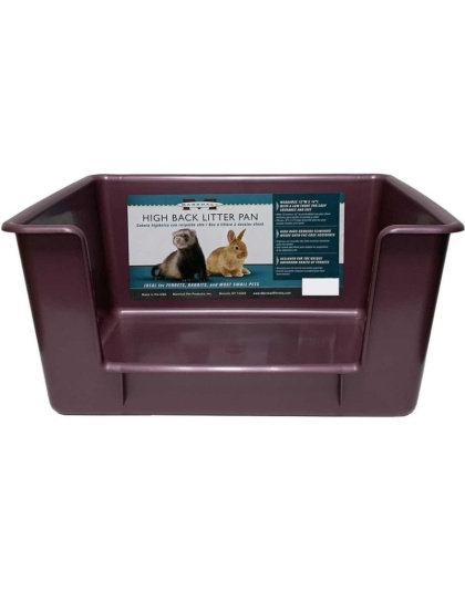 Marshall Ferret High Back Litter Pan Assorted Colors - 1 count