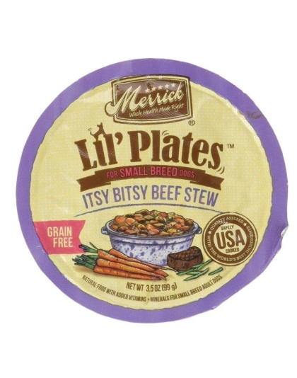 Merrick Lil Plates Grain Free Itsy Bitsy Beef Stew - 3.5 oz