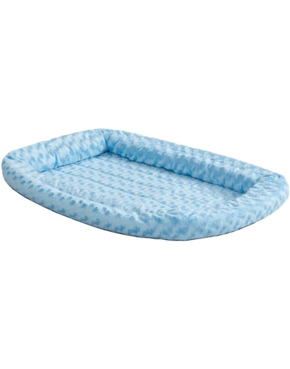 MidWest Double Bolster Pet Bed Blue - Medium - 1 count