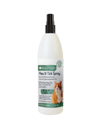 Miracle Care Natural Flea Spray for Cats - 8 oz