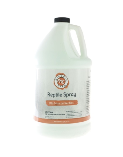 Miracle Care Reptile Spray - Kills Mites on Reptiles - 1 Gallon