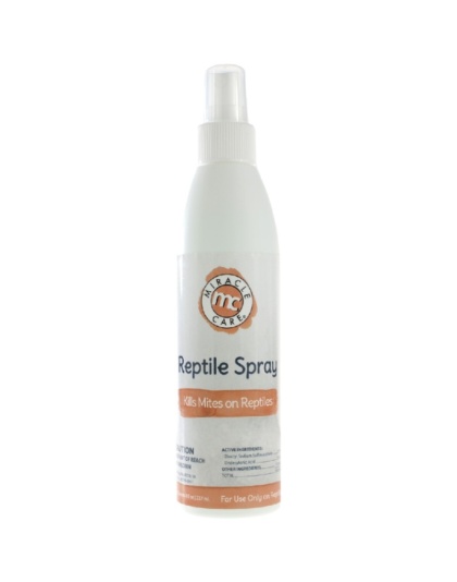 Miracle Care Reptile Spray - Kills Mites on Reptiles - 8 oz