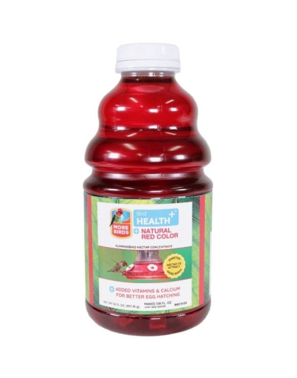 More Birds Health Plus Natural Red Hummingbird Nectar Concentrate  - 32 oz