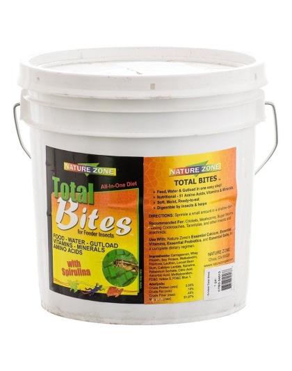 Nature Zone Total Bites for Feeder Insects - 1 Gallon (Solid)