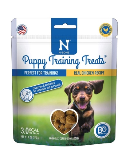 N-Bone Puppy Training Treats Real Chicken Recipe - 6 oz