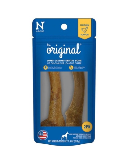 N-Bone The Original Chew Bone Chicken Large - 2 count