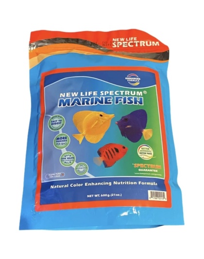 New Life Spectrum Marine Fish Food Regular Sinking Pellets - 600 g