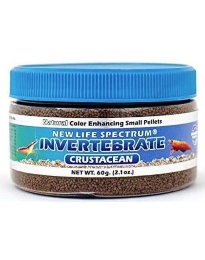 New Life Spectrum Natural Color Enhancing Invertebrate Crustacean Small Pellet - 60 g