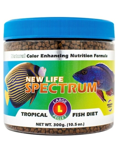 New Life Spectrum Tropical Fish Food Large Sinking Pellets - 300 g