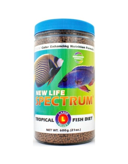 New Life Spectrum Tropical Fish Food Large Sinking Pellets - 600 g