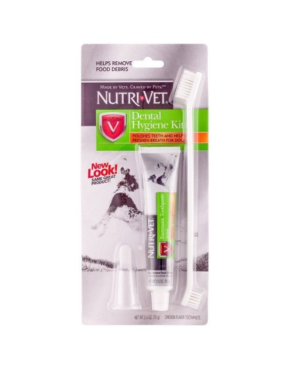 Nutri-Vet Dental Hygene Kit for Dogs - Dental Hygene Kit for Dogs