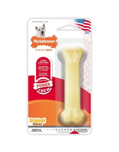 Nylabone Dura Chew Dog Bone - Original Flavor - Regular (1 Pack)