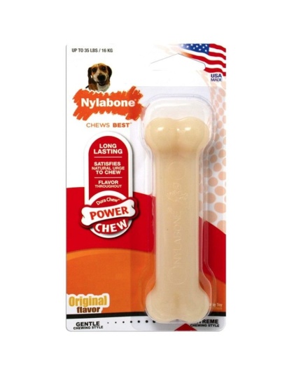 Nylabone Dura Chew Dog Bone - Original Flavor - Wolf (1 Pack)