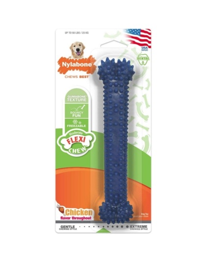 Nylabone Dental Chew Bone - Chicken Flavor - Giant (1 Pack)