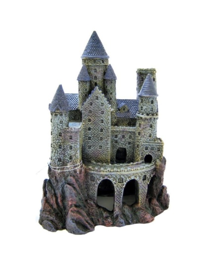 Penn Plax Magical Castle - Large (9" Tall)