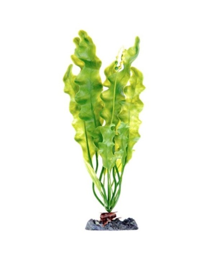 Penn Plax Sinkers Floral Spike Aquarium Plant Green - 13" tall
