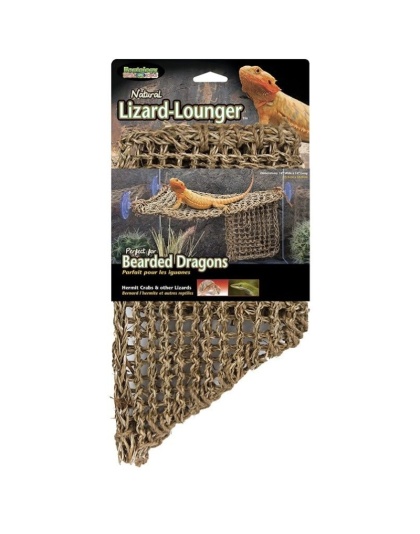 Penn Plax Reptology Natural Lizard Lounger - Large - (14"L x 14"W)