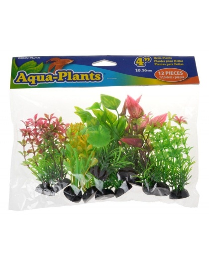 Penn Plax Aqua-Plants Betta Plants - Medium - 12 Count