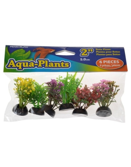 Penn Plax Aqua-Plants Betta Plants - Small - 6 Count