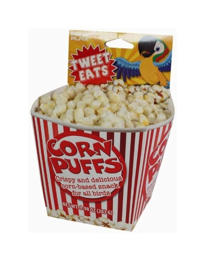 Penn Plax Tweet Eats Corn Puffs Bird Treat - 10 oz
