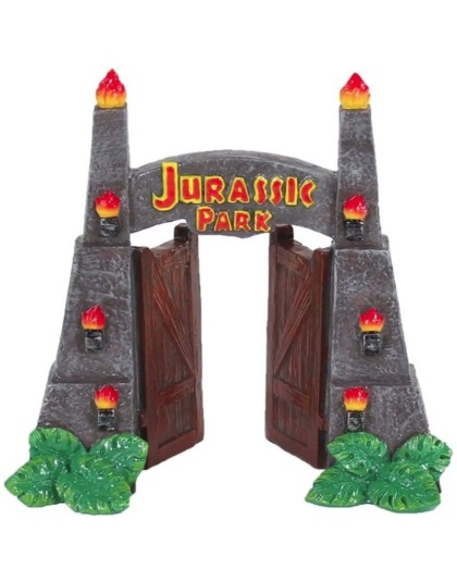 Penn Plax Jurassic Park Gate Ornament - 1 count