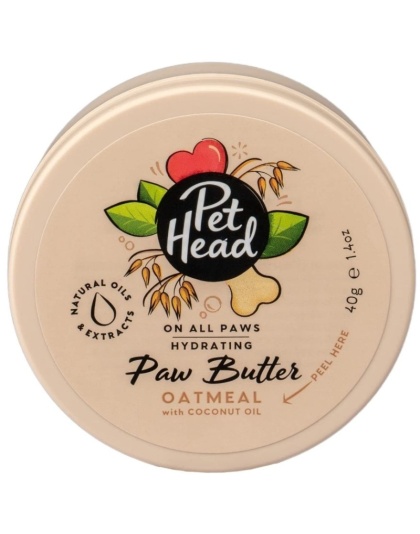 Pet Head Hydrating Paw Butter for Dogs Oatmeal with Coconut Oil - 1.4 oz