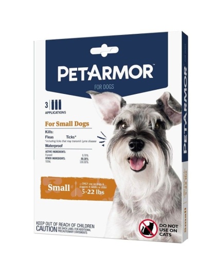 PetArmor Flea and Tick Treatment for Small Dogs (5-22 Pounds) - 3 count