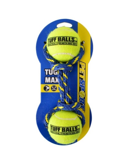 Petsport Tug Max Tuff Balls Dog Toy - 1 Count