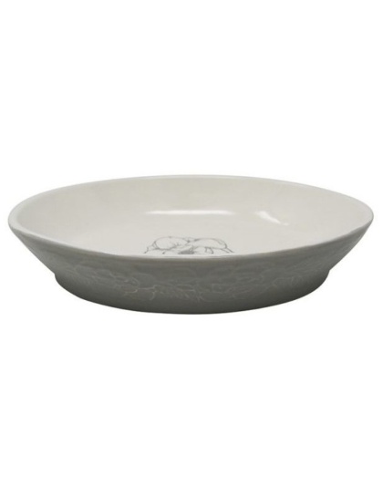 Pioneer Pet Ceramic Bowl Magnolia Oval 8.2" x 1.4" - 1 count
