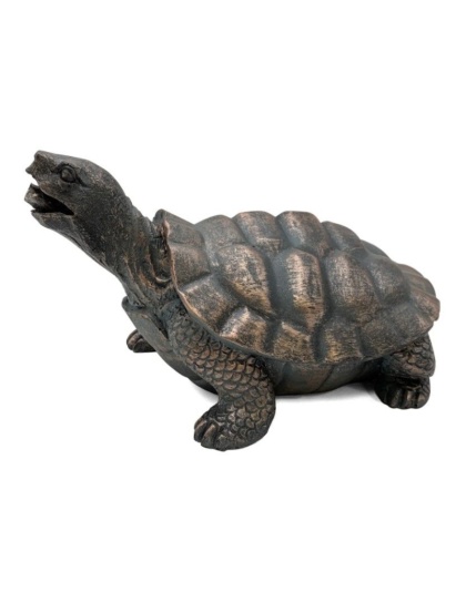 Pondmaster Resin Turtle Spitter - 9"L x 3.6"W x 5.6"H