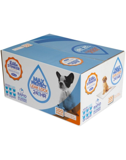 Precision Pet Little Stinker Housetraining Dog Pee Pads - 24" x 24" (100 Pack)