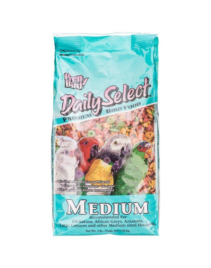 Pretty Bird Daily Select Premium Bird Food - Medium (3 lbs)
