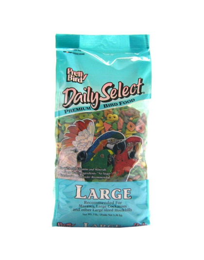 Pretty Bird Daily Select Premium Bird Food - Large (3 lbs)
