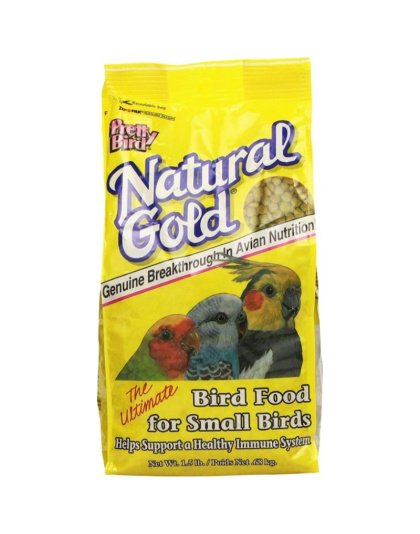 Pretty Pets Natural Gold Food for Small Birds - 1.5 lb
