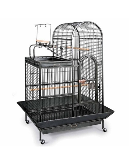 Deluxe Parrot Dometop Cage with Playtop