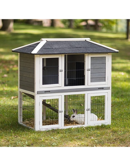 Prevue Pet Products 4601 Duplex Rabbit Hutch