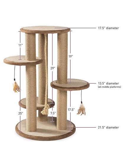 Prevue Pet Kitty Power Paws Multi-Tier Cat Scratching Post