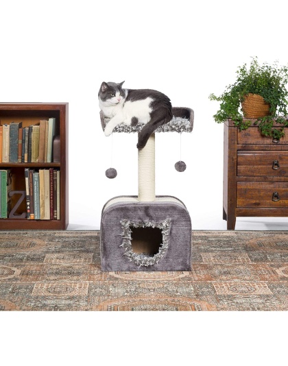 Prevue Pet Products Kitty Power Paws Shag Hideaway